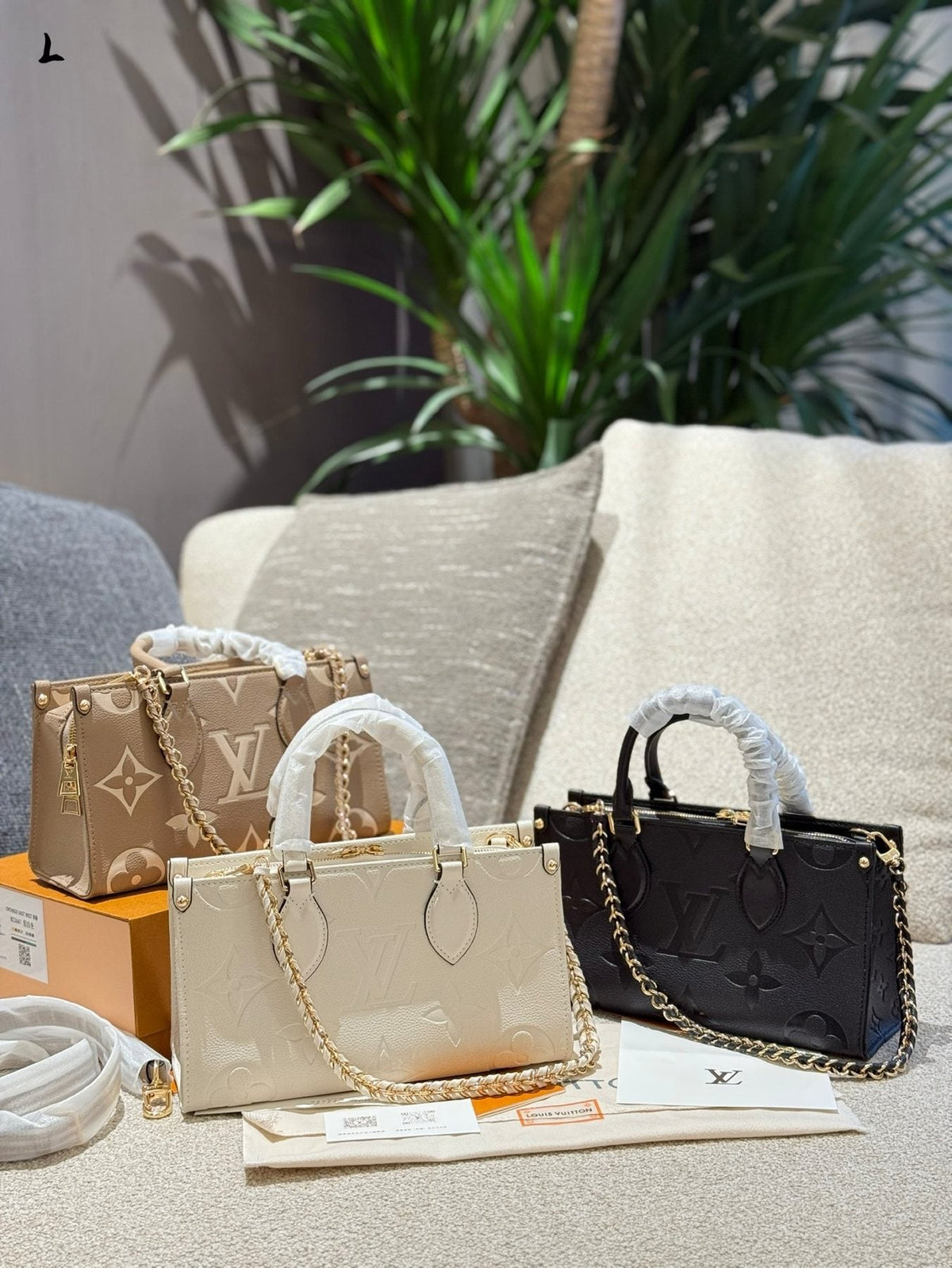 Louis Vuitton OnTheGo Horizontal Monogram Tote — comparison
