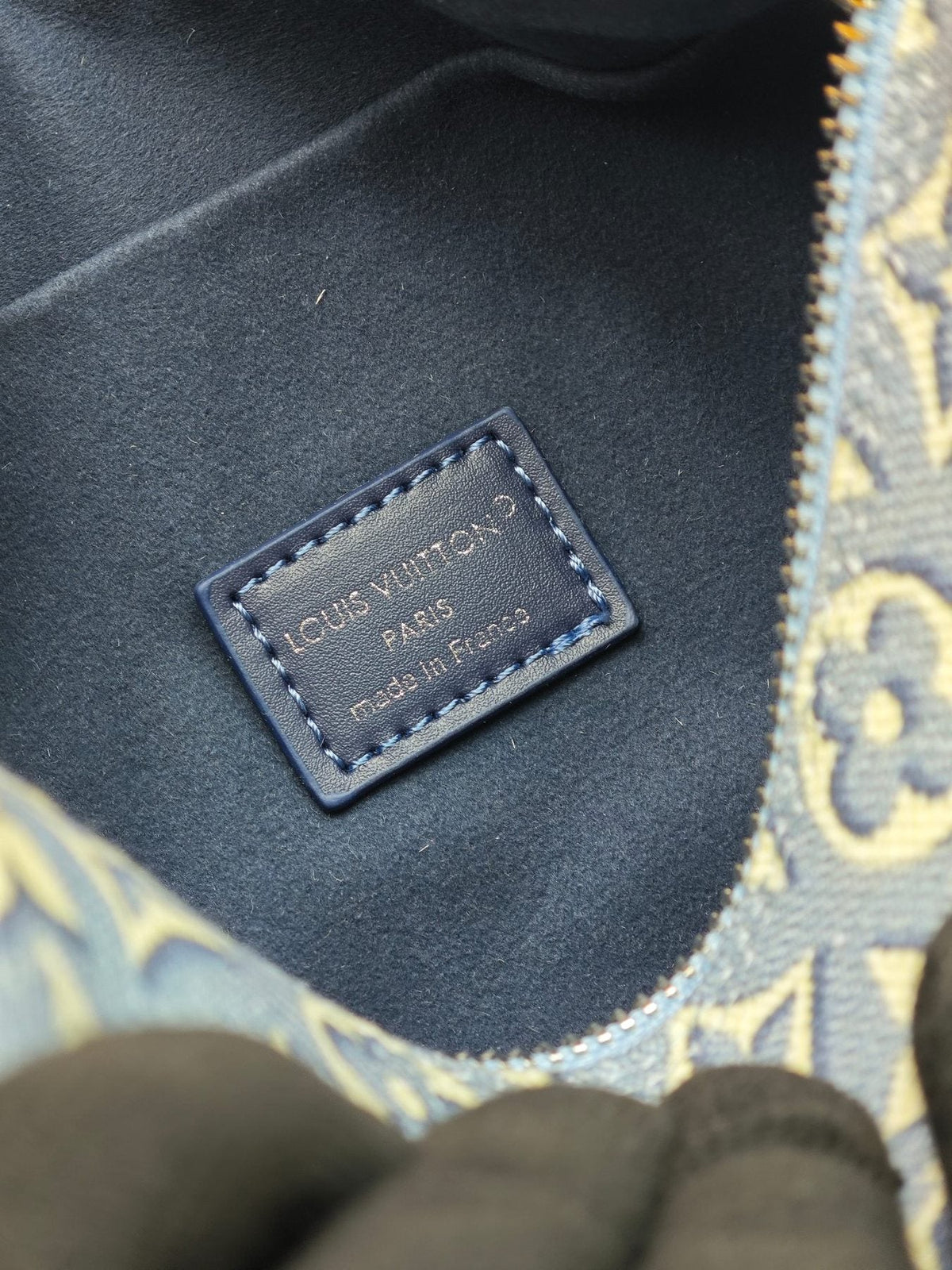 Louis Vuitton Side Trunk Denim Rendez-Vous Handbag — front