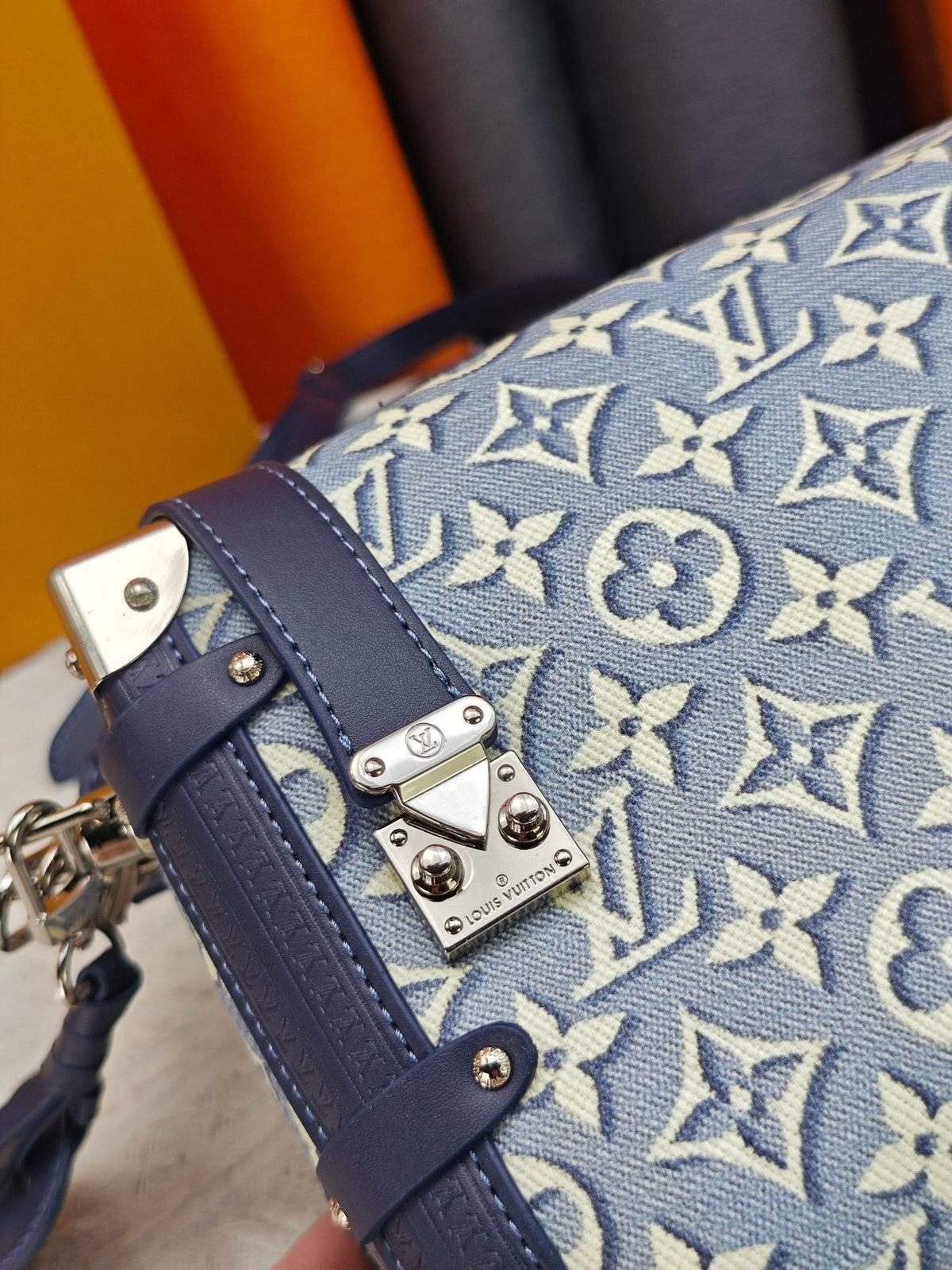 Louis Vuitton Side Trunk Denim Rendez-Vous Handbag — detail