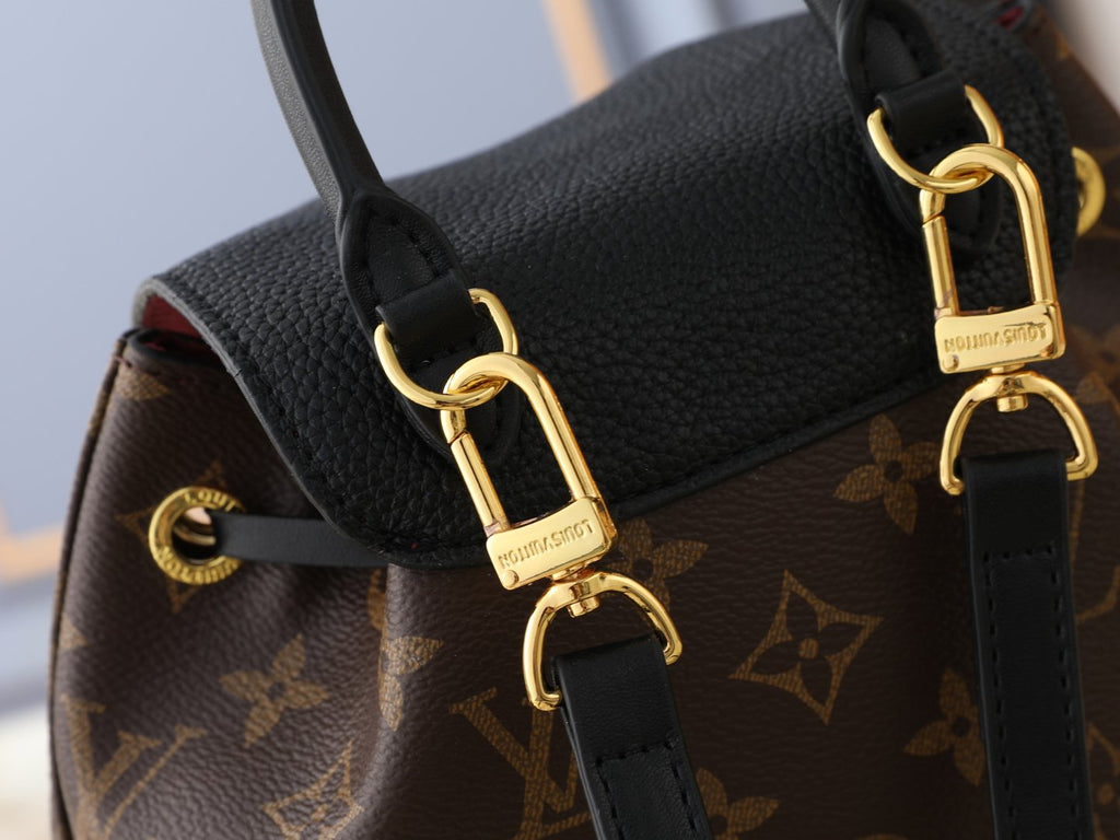 Louis Vuitton Montsouris BB Monogram Backpack — detail