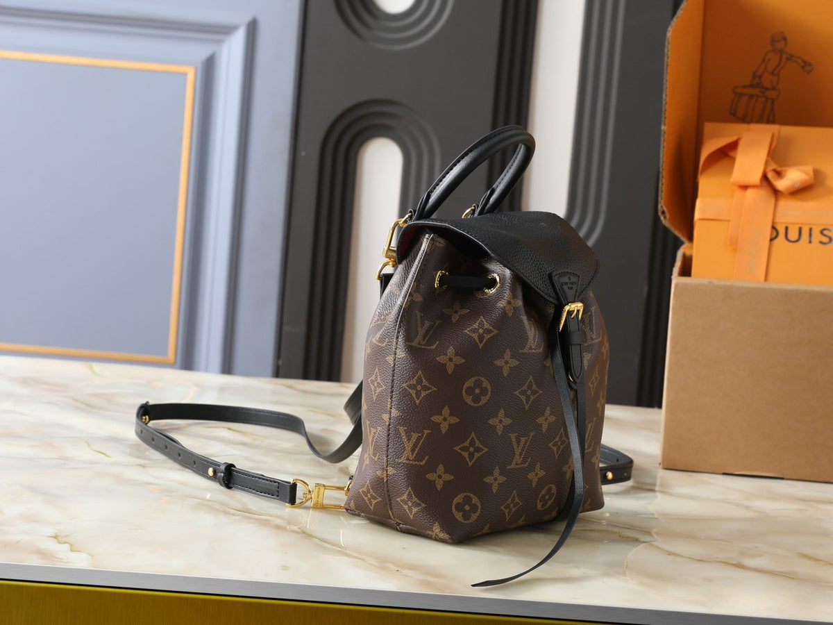 Louis Vuitton Montsouris BB Monogram Backpack — side