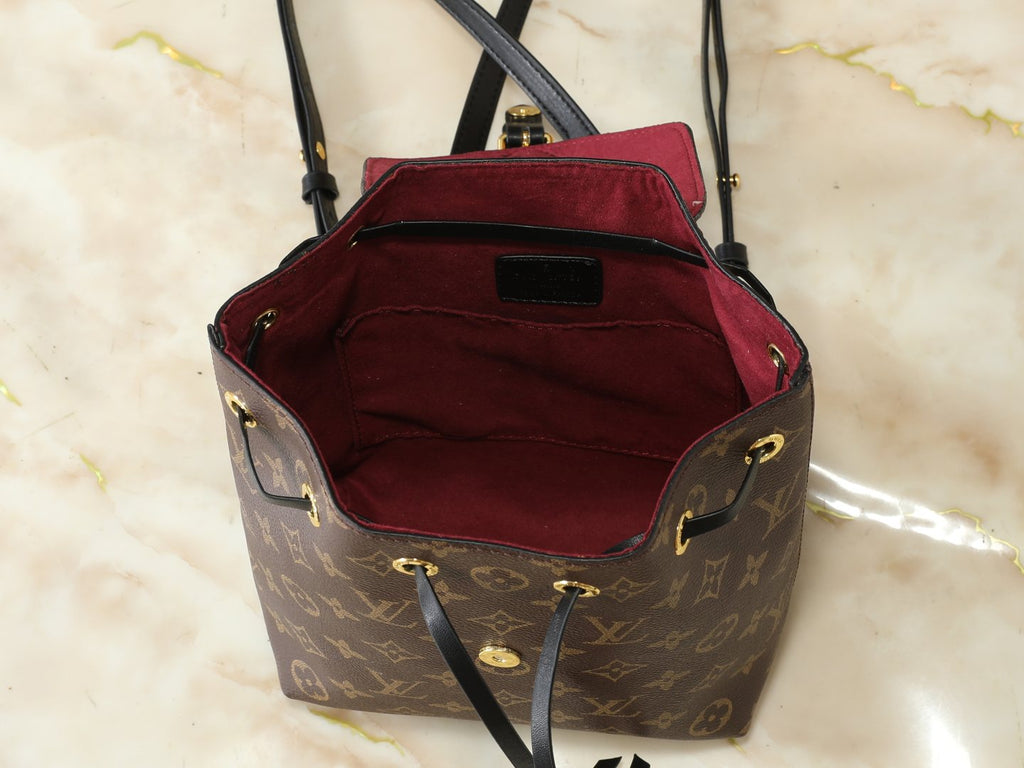 Louis Vuitton Montsouris BB Monogram Backpack — detail