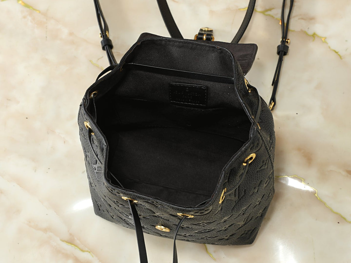 Louis Vuitton Montsouris BB Monogram Backpack — detail