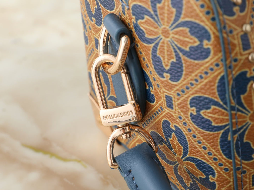 Louis Vuitton Speedy Millefleurs Floral Top-Handle Bag — detail