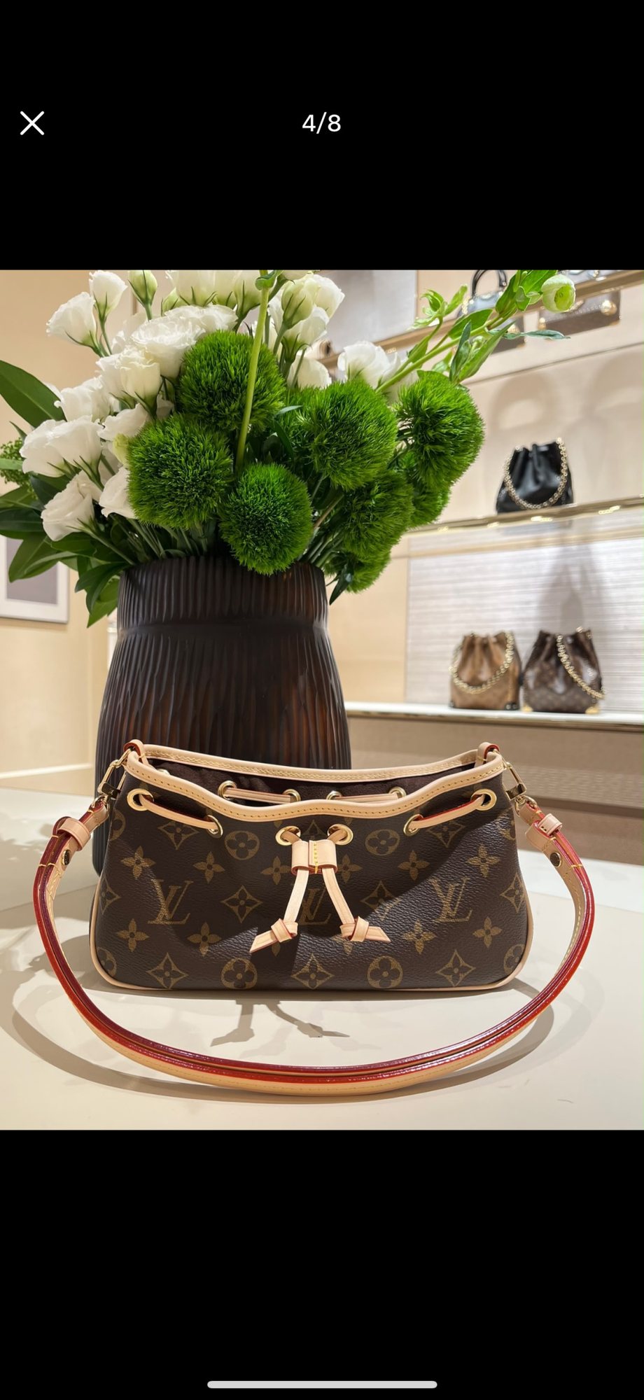 Louis Vuitton Nano Frivole Monogram Drawstring Handbag — hero