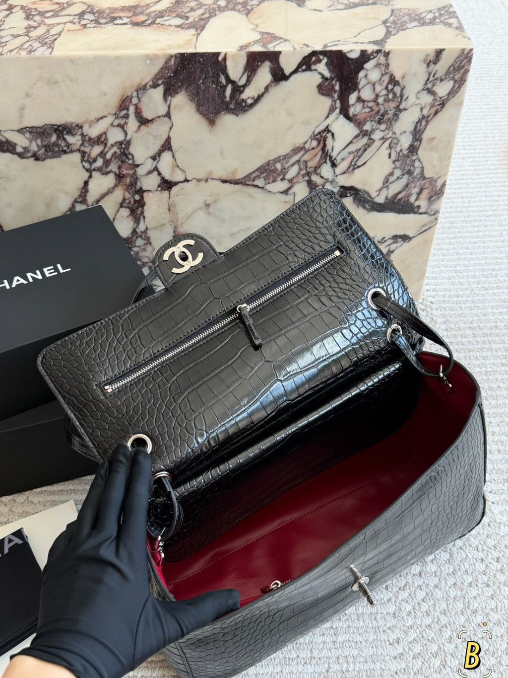 Chanel CF Flap Shoulder Bag — front