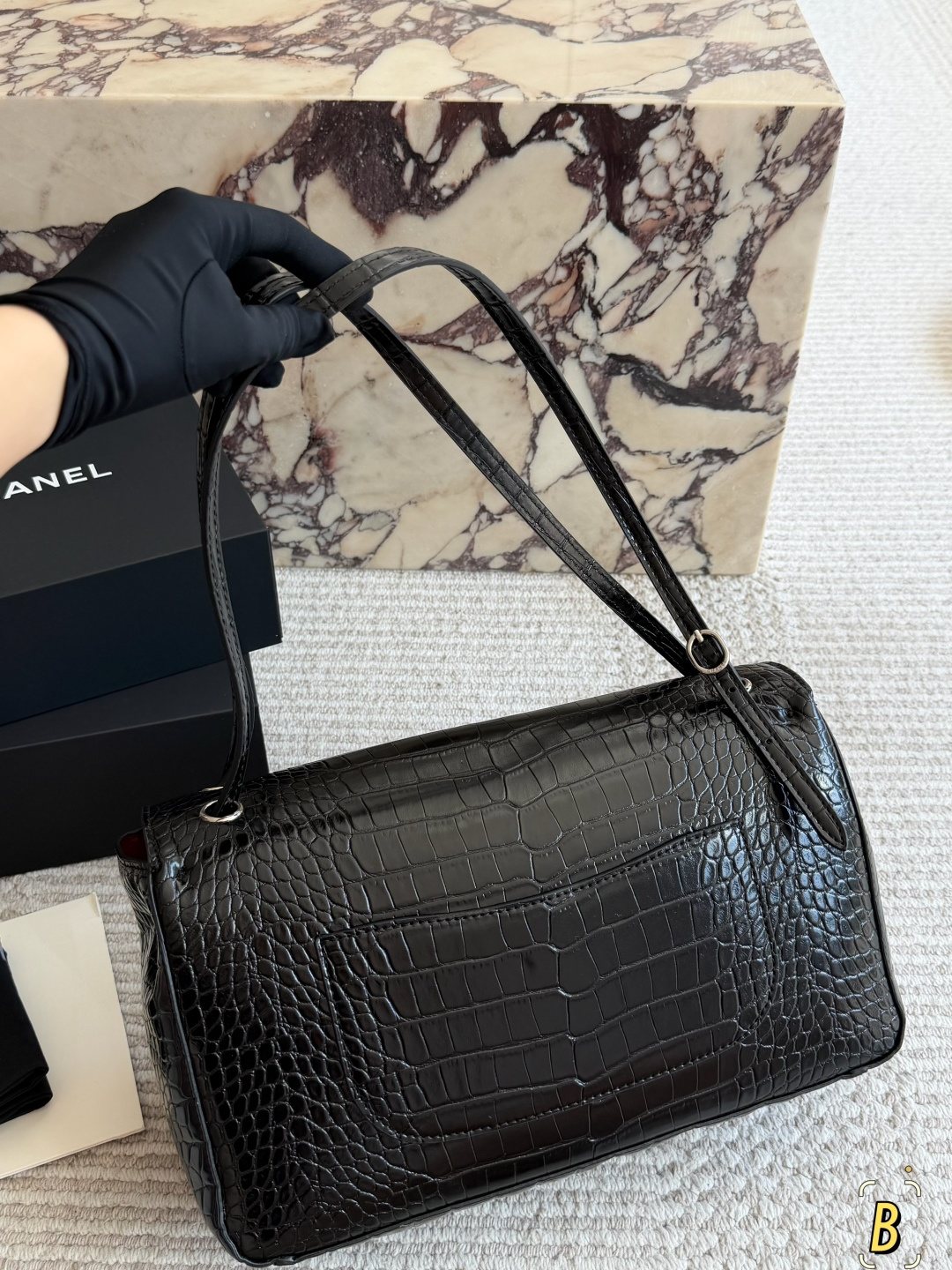 Chanel CF Flap Shoulder Bag — back