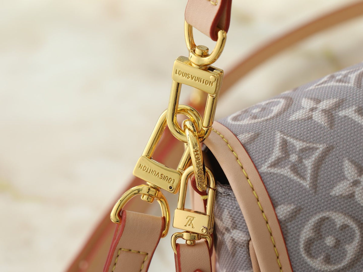 Louis Vuitton Diane Monogram Denim Shoulder Bag — detail