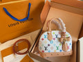 Louis Vuitton Nano Alma White Multicolor Monogram Handbag — hero