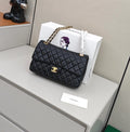 Chanel Black Diamond-Quilted Chain Strap Flap Bag — hero