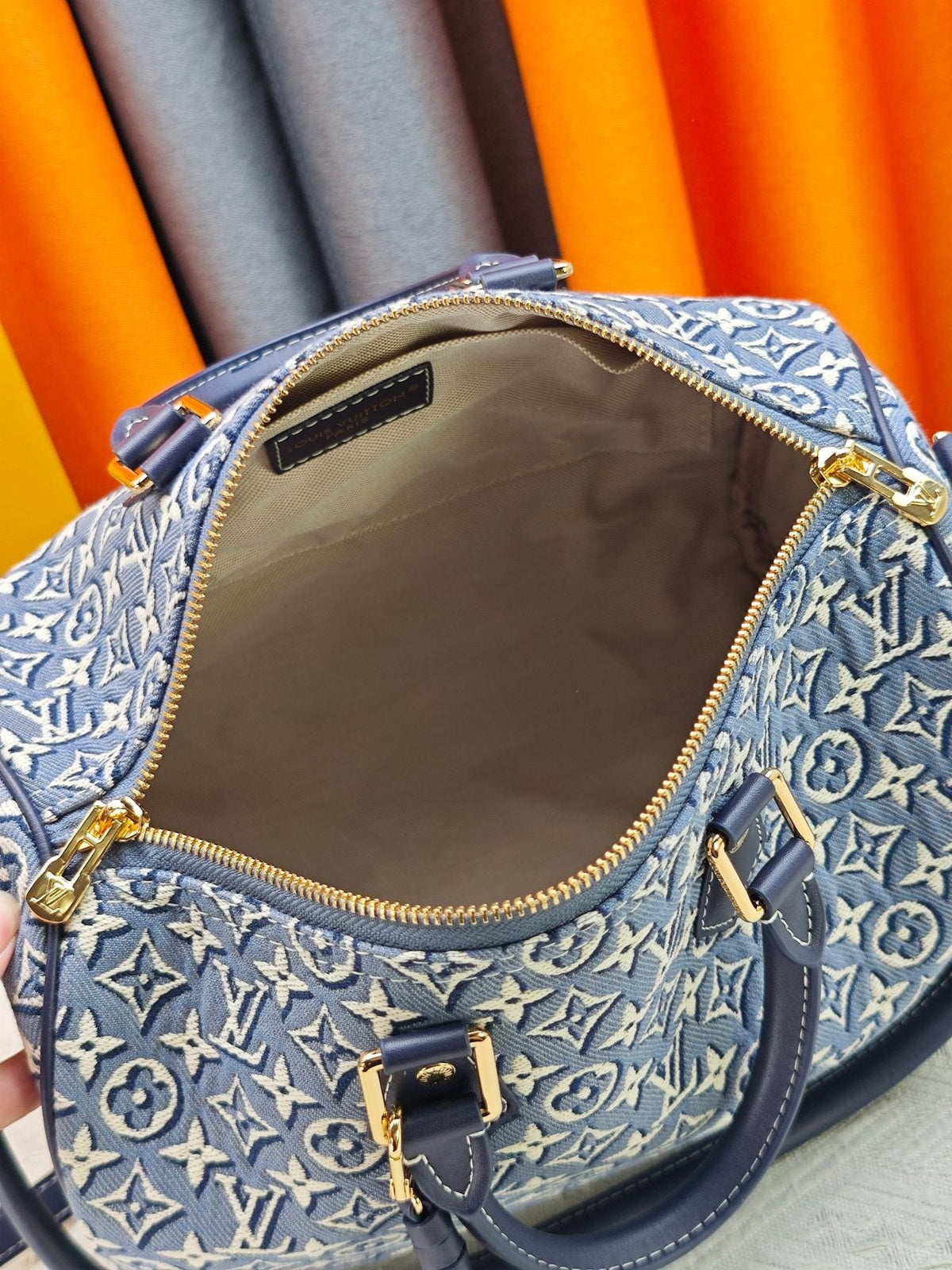 Louis Vuitton Speedy Soft Monogram Jacquard Handbag — detail