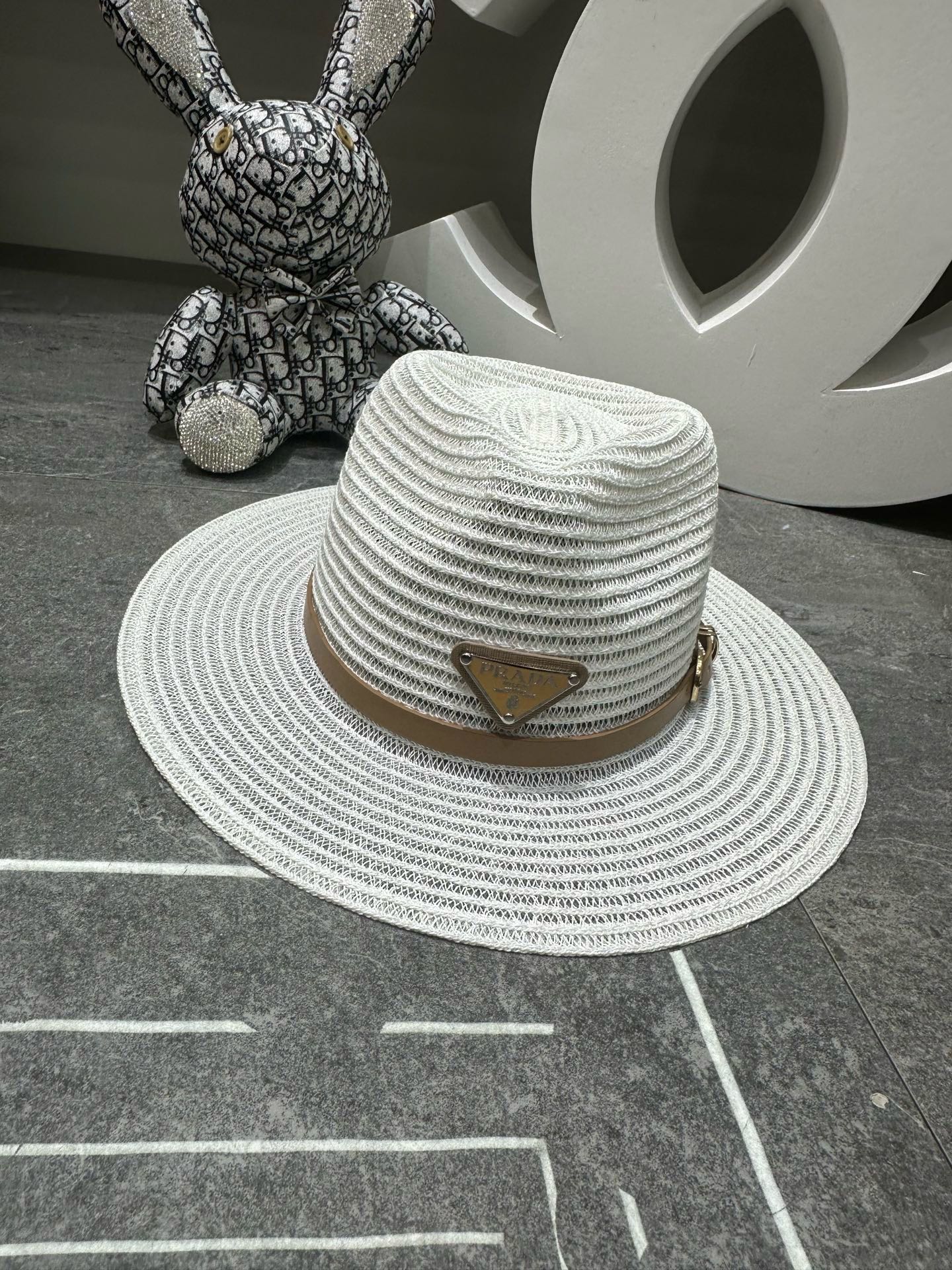 PRADA French Luxury Straw Sun Hat